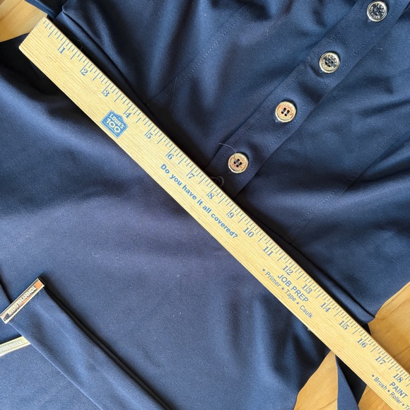 Tommy Hilfiger Navy Blue Button Front Fit and Flare Midi Dress size 8 - Picture 8 of 10